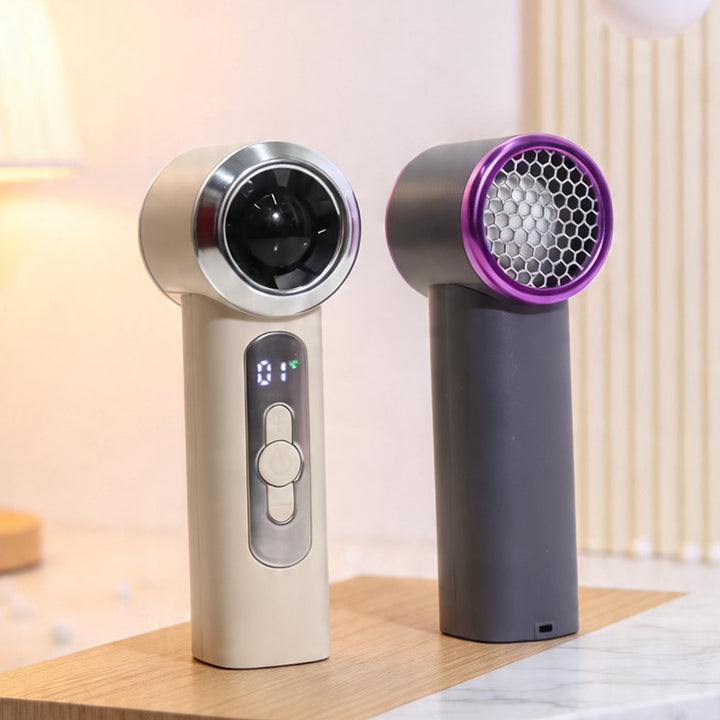 Women's Portable Mini Fan with Intelligent LED Display Bowlift