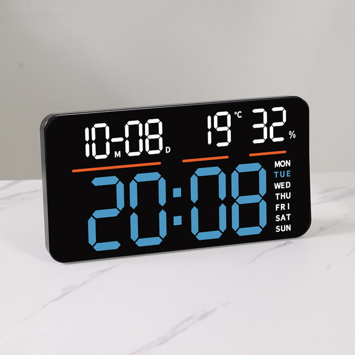 Digital Multi-Function Alarm Clock with Weather Station and Temperature Display Bowlift