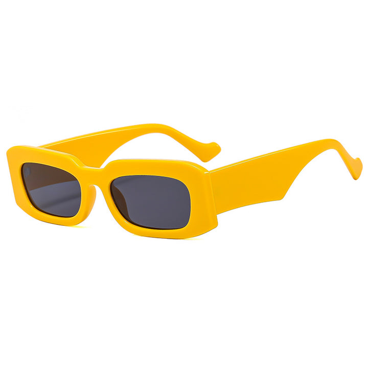 Women’s stylish square sunglasses with wide frame and UV protection Bowlift
