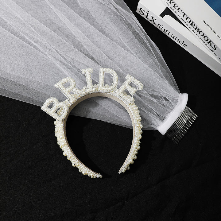 Women's Bridal Satin Ribbon with Sparkling Crystals Bowlift