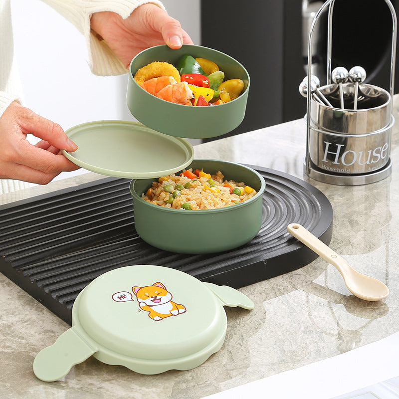 Cartoon-Themed Food Storage Bento Container