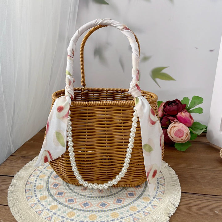 Women Diamond-shaped Handheld Basket Bowlift