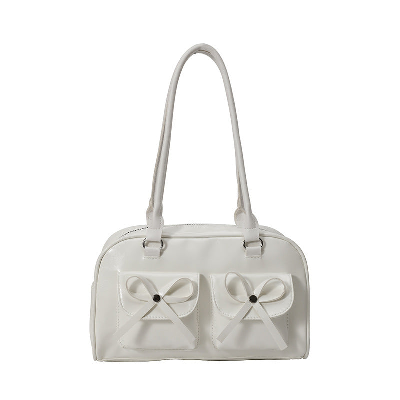 Stylish Multifunctional Handbag with Bow Detail Bowlift