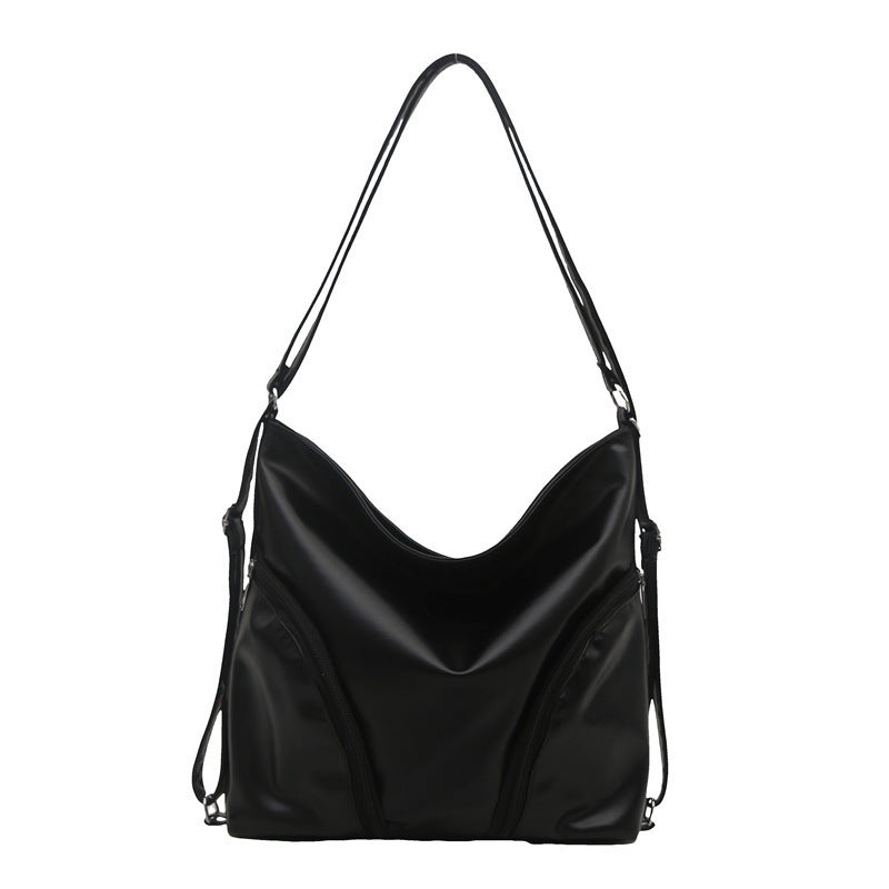 Chic Faux Leather Hobo Bag Bowlift
