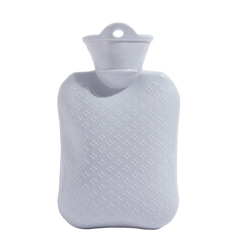 Reusable Hot Water Bottle with Textured Anti-Slip Surface and Wide Funnel Bowlift