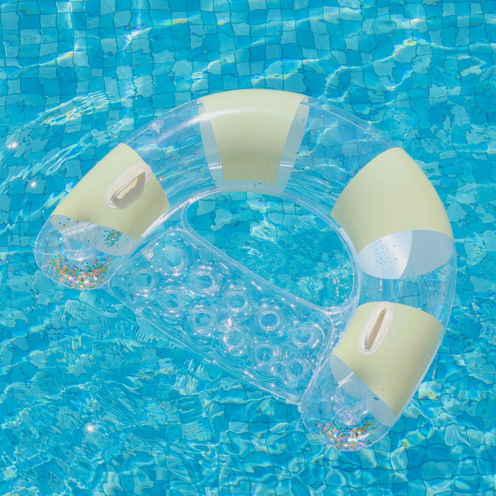 Inflatable Mermaid-Themed Pool Ride Bowlift