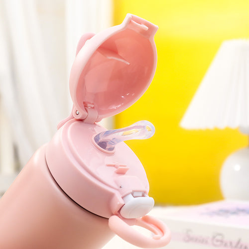 Women's insulated drinking bottle with practical screw cap and cute design Bowlift
