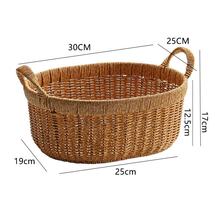 Handcrafted Decorative Woven Storage Basket Bowlift