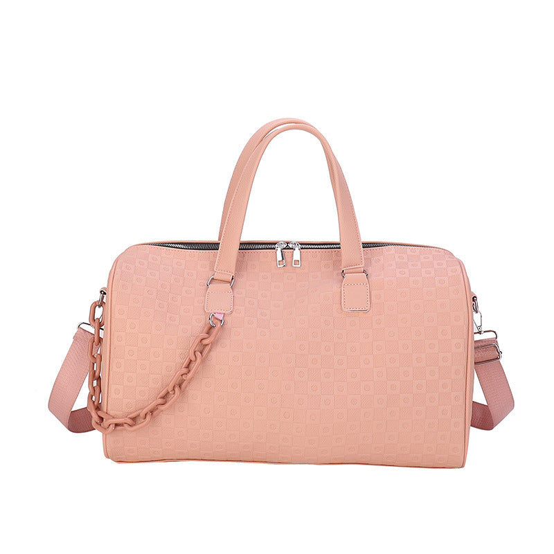 Premium Vegan Leather Travel Duffle Bag Bowlift