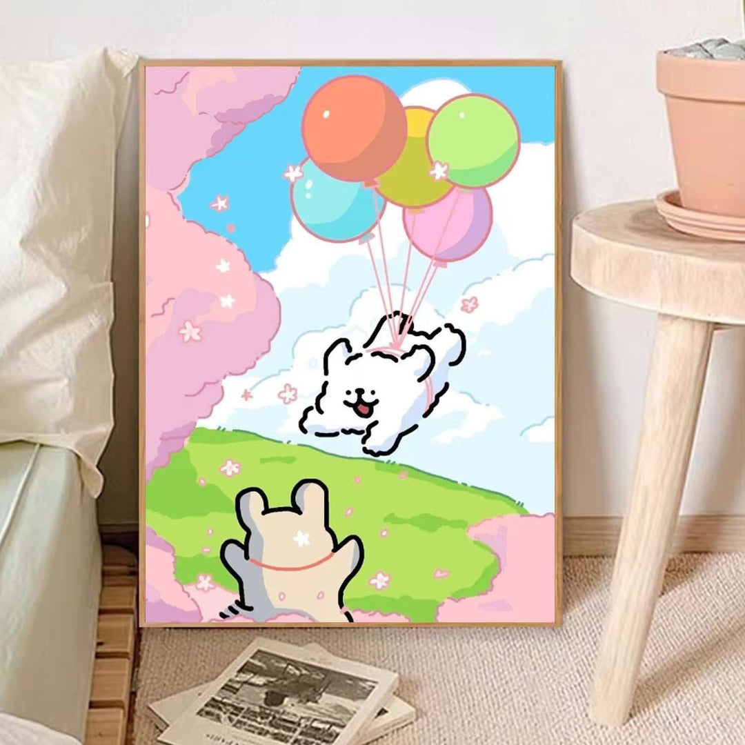 Cute Animal-Themed Illustrative Wall Art Bowlift