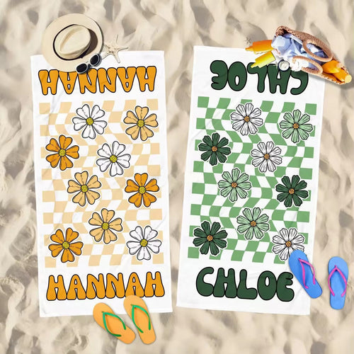 Beach towel with creative dollar design Bowlift