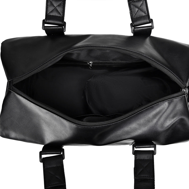 Durable Leather Travel Duffle Bowlift