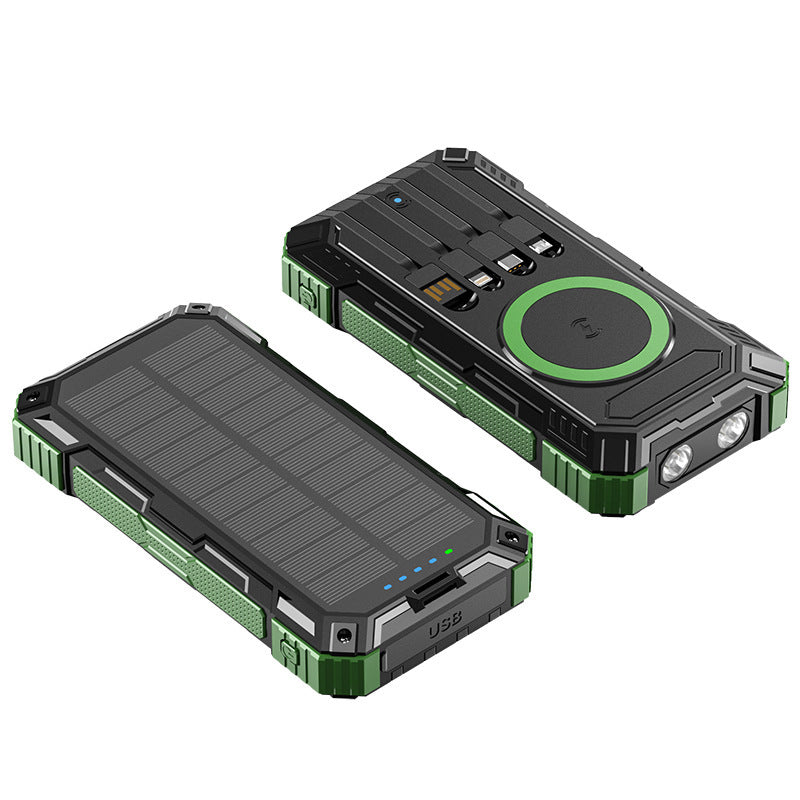 Solar Powerbank With Integrated LED Light Bowlift