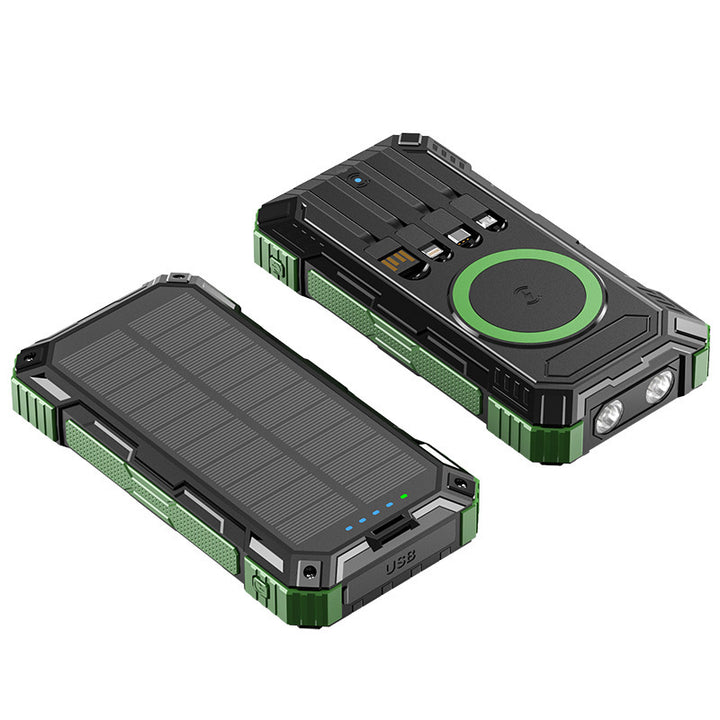 Solar Powerbank With Integrated LED Light Bowlift