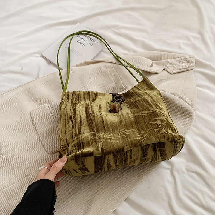 Chic Textured Handheld Tote Bag Bowlift