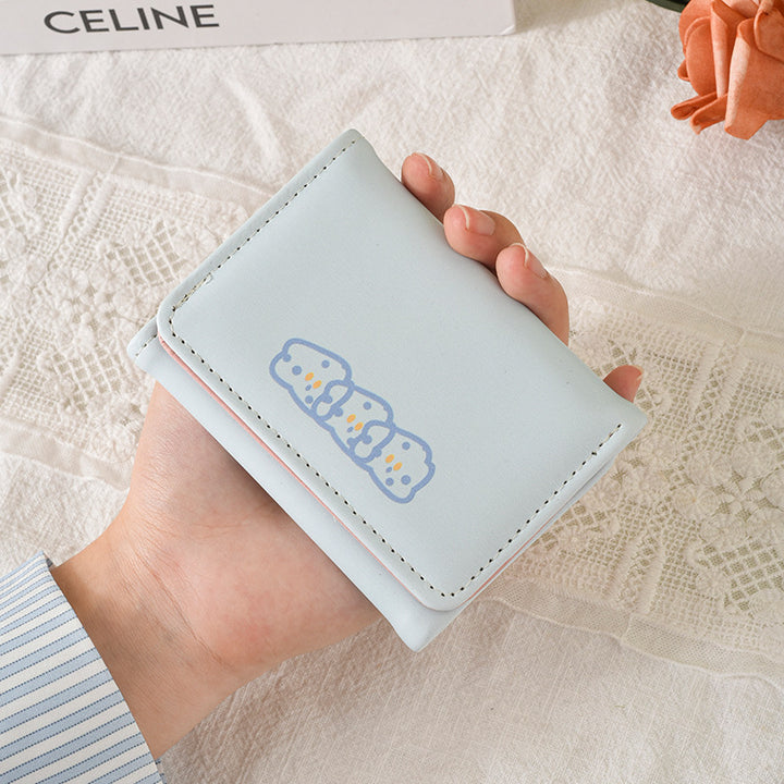 Cute Cartoon-Themed Card Wallet Bowlift