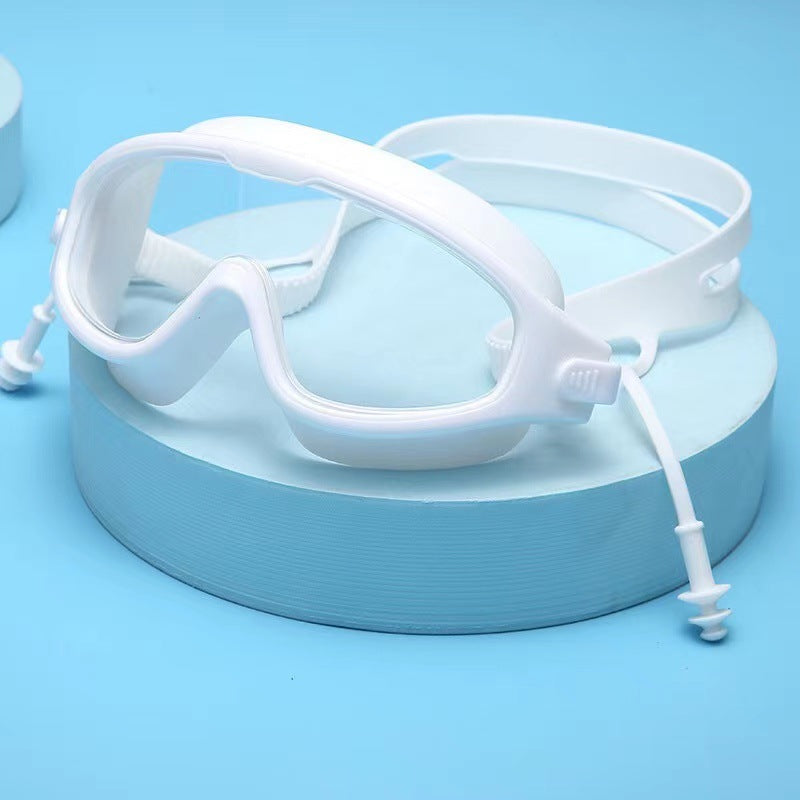 Swimming mask with ergonomic fit and clear view Bowlift