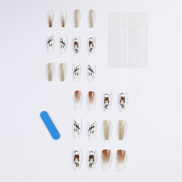 Creative animal design artificial nails Bowlift