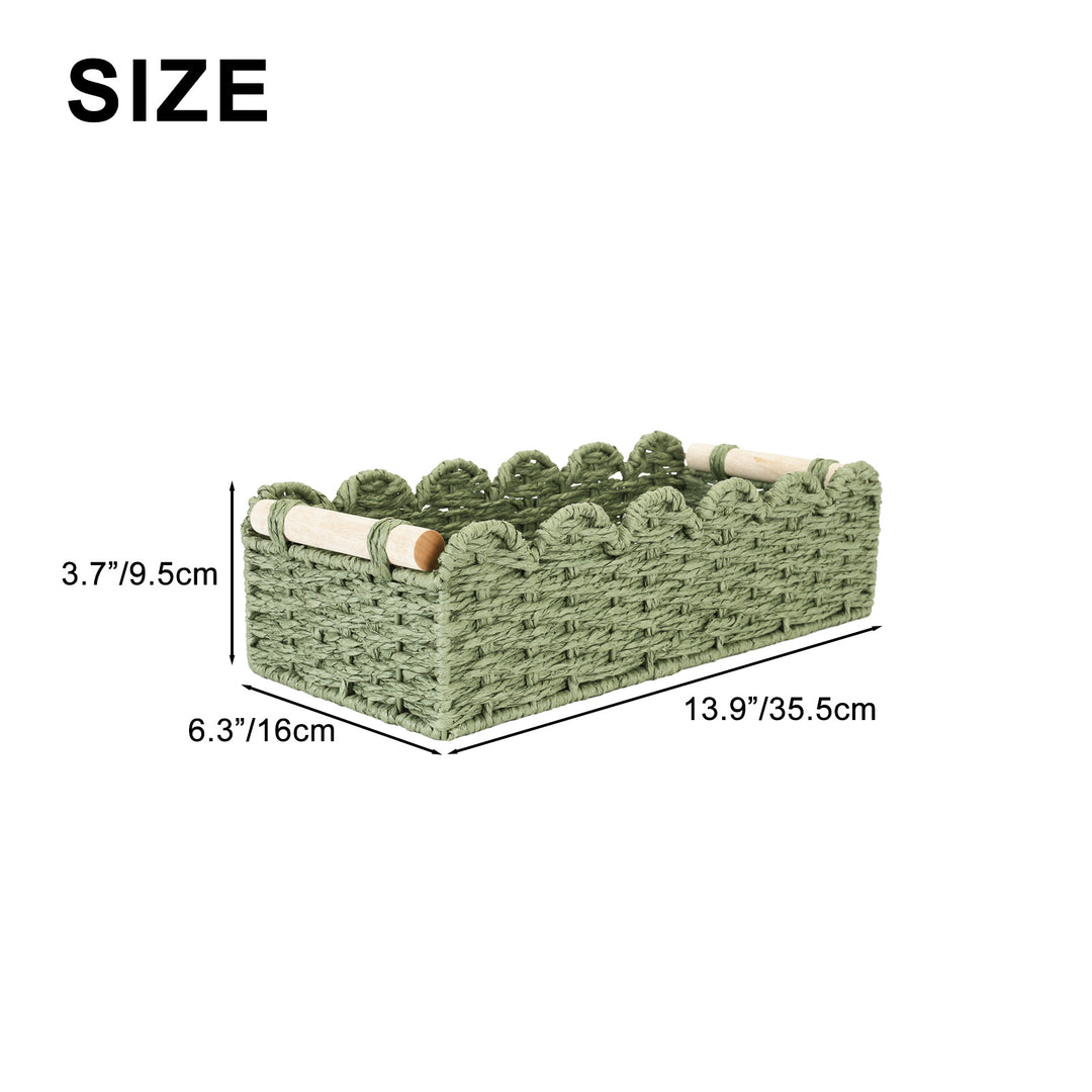 Decorative Woven Storage Caddy Bowlift