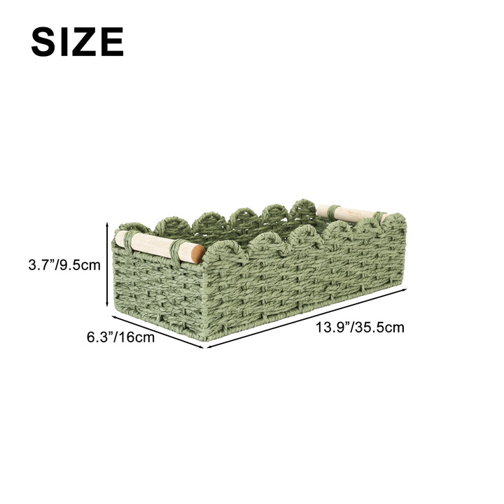 Decorative Woven Storage Caddy Bowlift