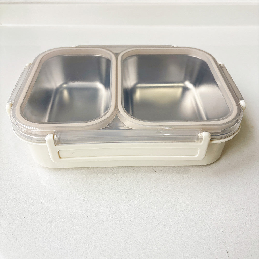 Three-Compartment Stainless Steel Bento Lunchbox Bowlift