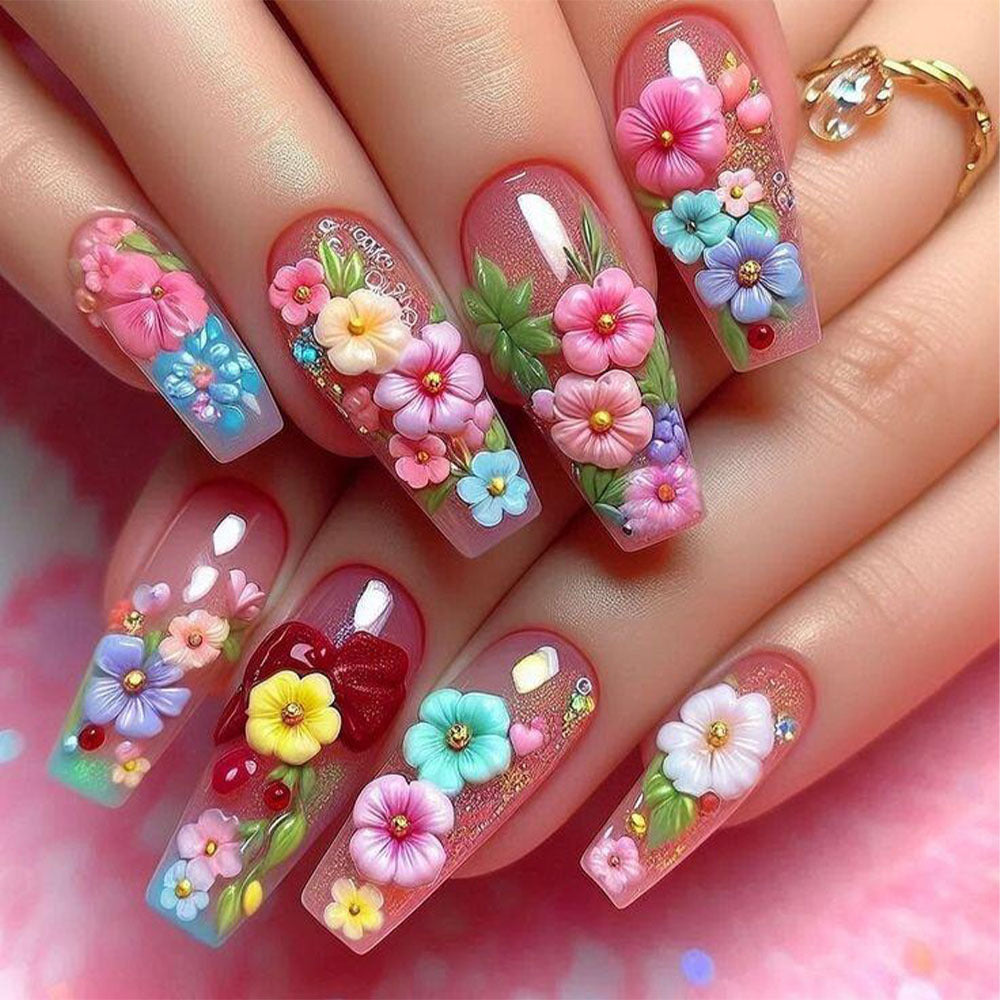 Elegant Artificial Nail Decoration Bowlift