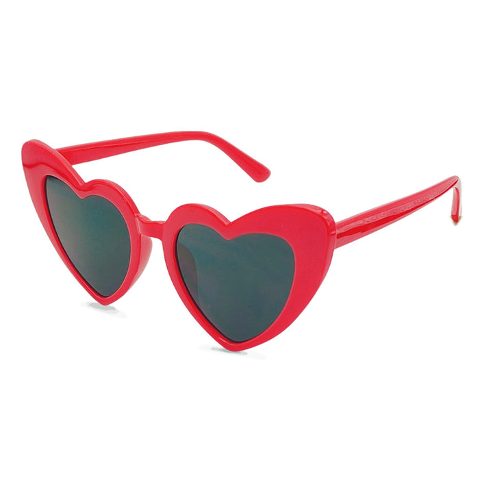 Women's Heart-Shaped Sunglasses with UV Protection and High-Quality Film Processing Bowlift