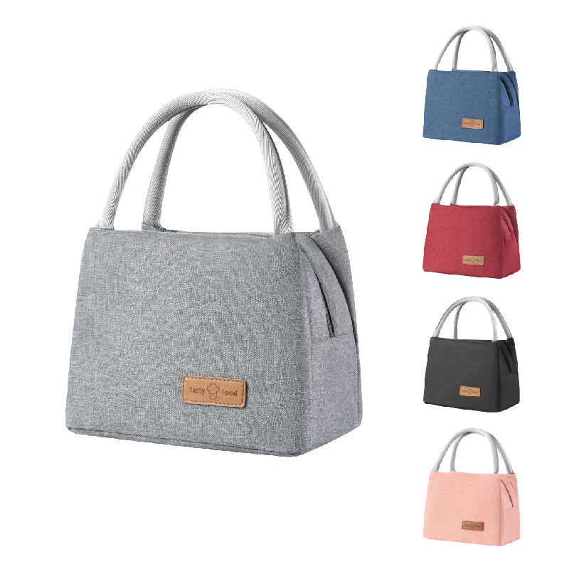 Insulated Lunch Tote with Side Pocket Bowlift