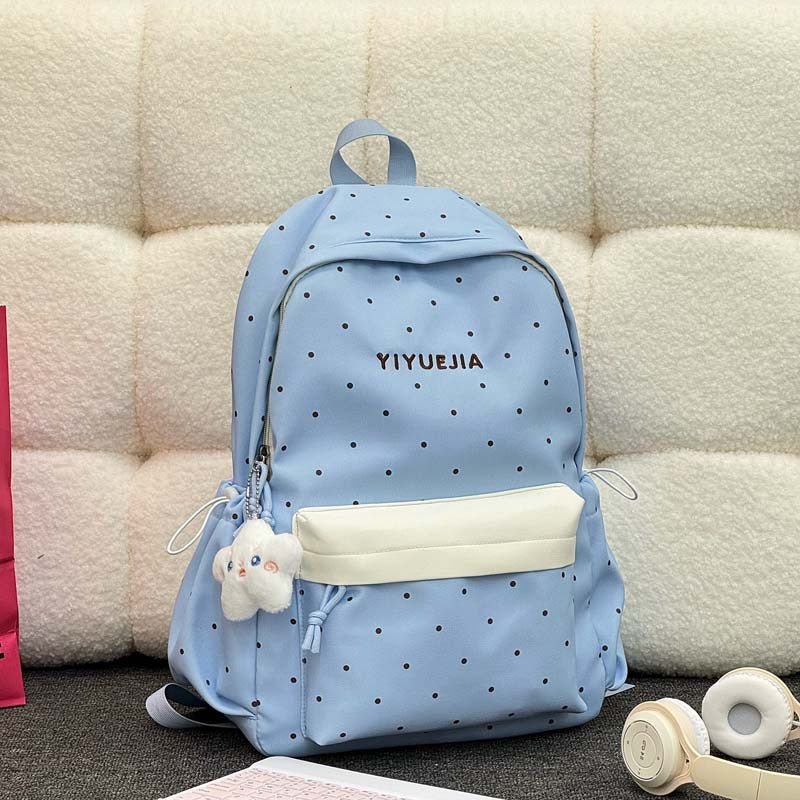 Functional Polka Dot Backpack