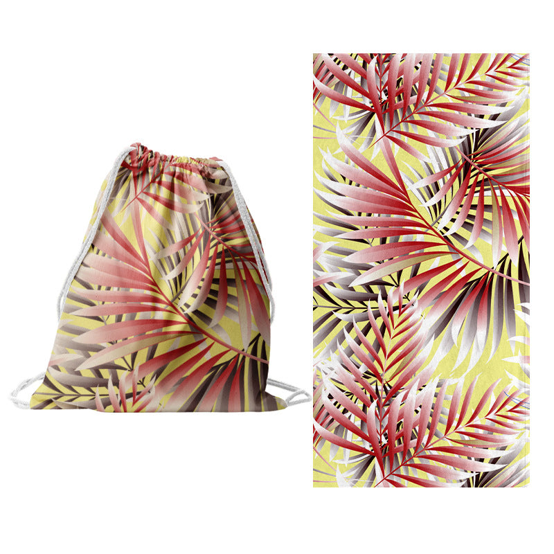 Sporty tote bag with floral design Bowlift