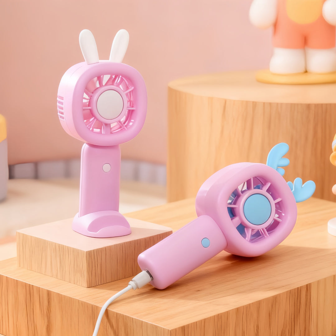Women's portable creative fan with USB connection Bowlift