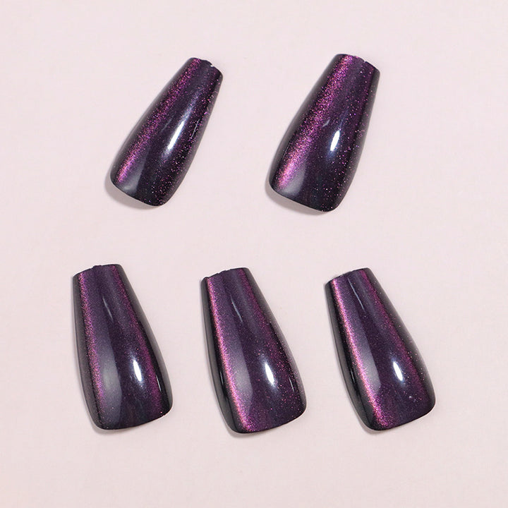 Glittery Long Stiletto Press-On Nail Set Bowlift