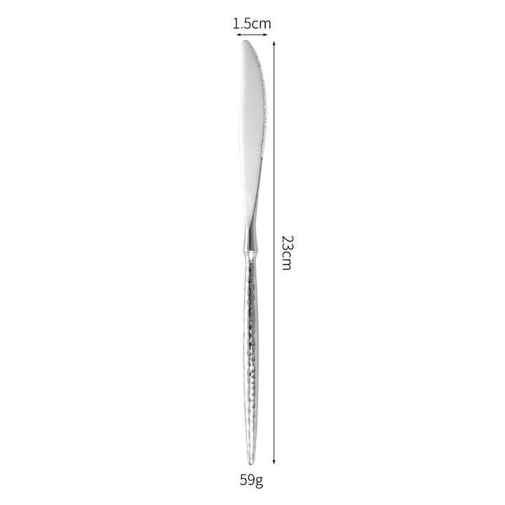 Elegant soup spoon with structured handle Bowlift