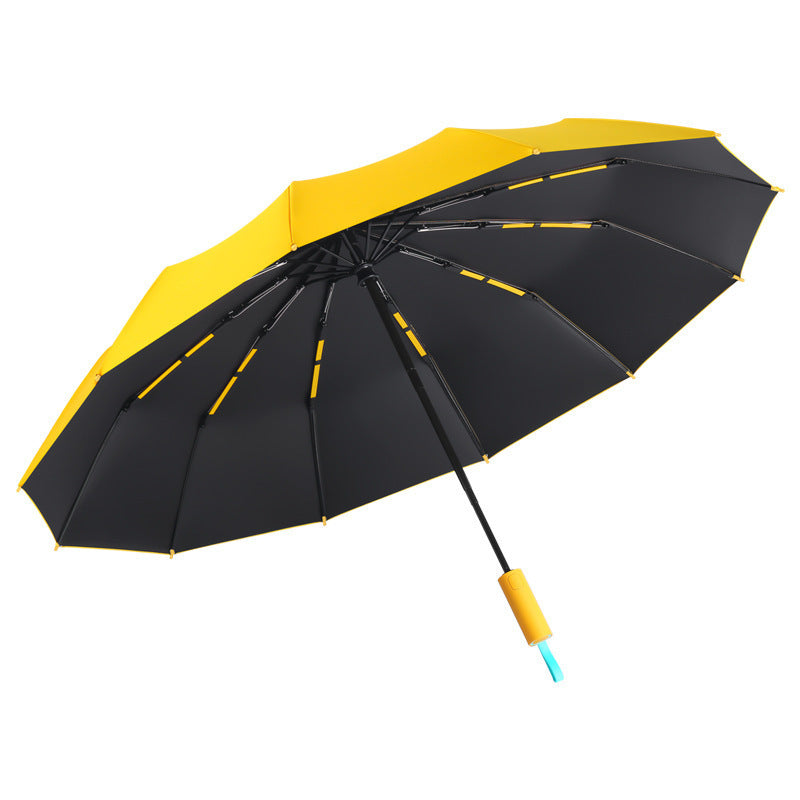 Women's compact UV protection folding umbrella with high-grade sun protection Bowlift