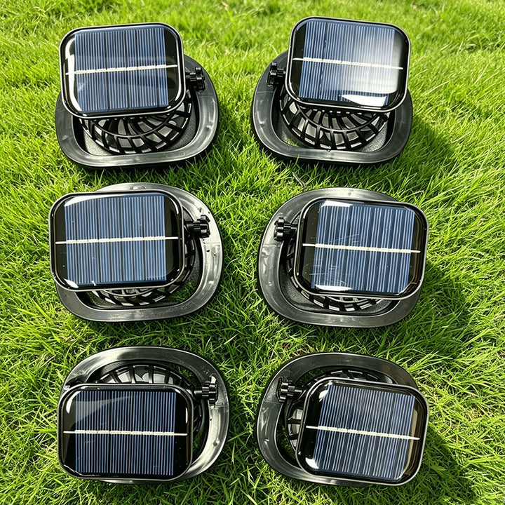 Unisex nan solar-powered table fan with integrated solar module Bowlift