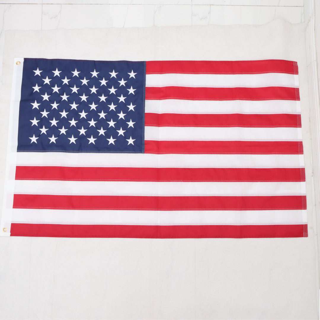 Unisex nan waterproof outdoor decoration flag with fifty stars motif and reinforced eyelets Bowlift
