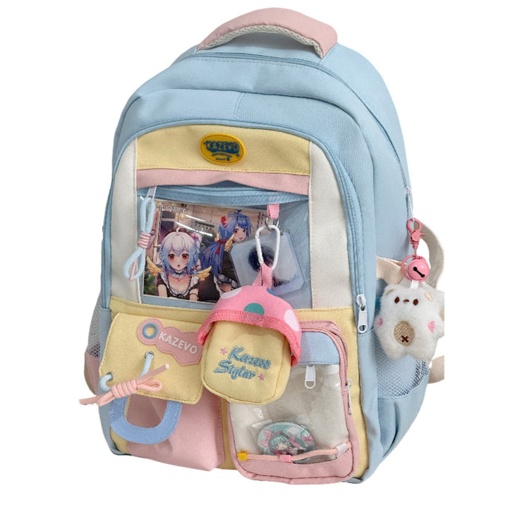 Large Capacity Comic-Inspired Backpack