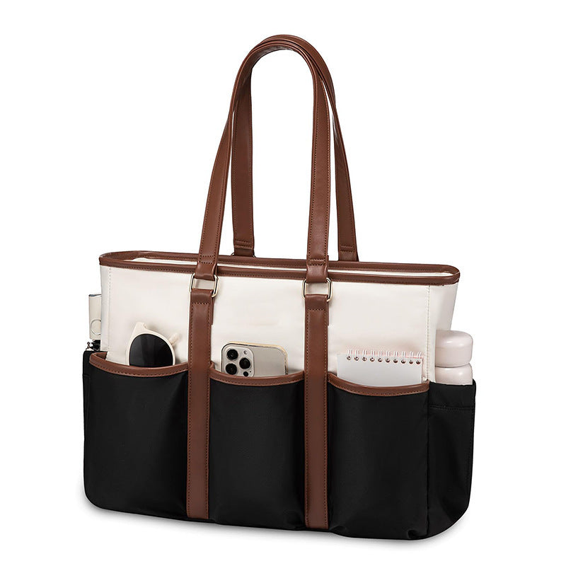 Stylish and Functional Everyday Handbag with Compartments Bowlift