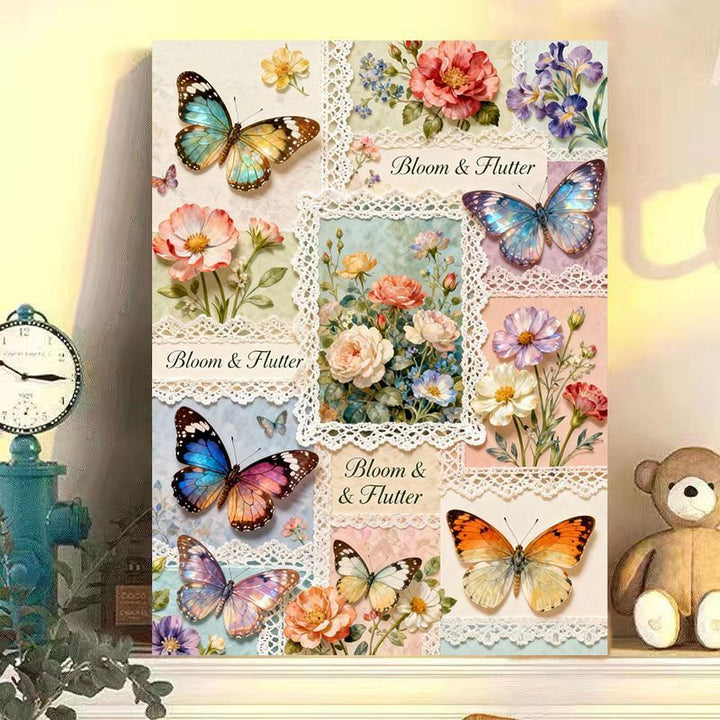 Butterfly-Themed Wall Art Canvas Print Bowlift