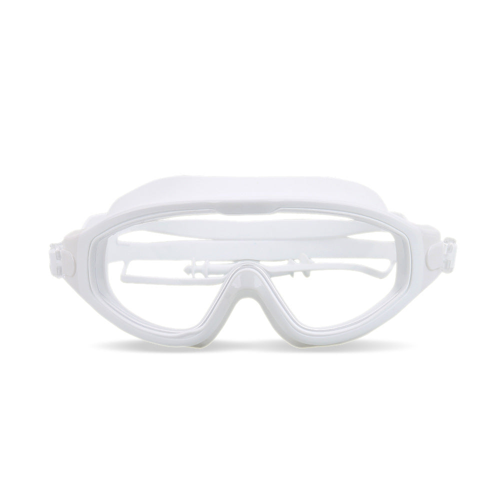 Waterproof swimming goggles with adjustable nose piece Bowlift