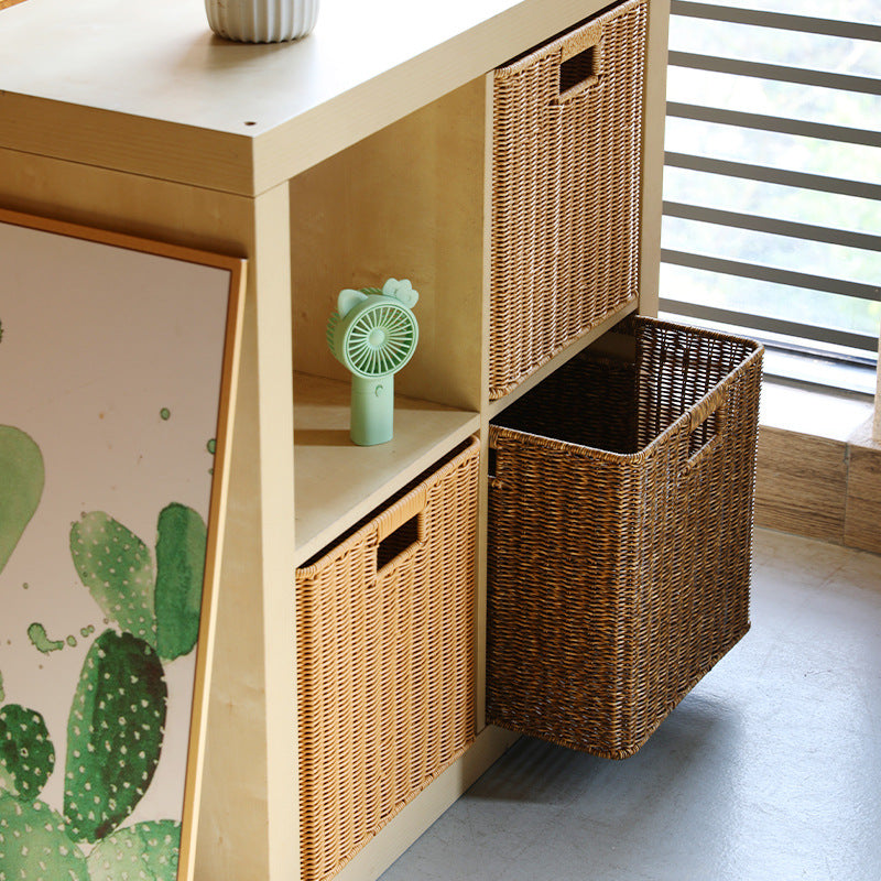 Unisex Spacious Storage Basket made of Woven Natural Material Bowlift