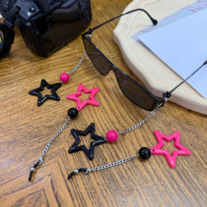 Stylish Star-Shaped Eyewear Chain Bowlift
