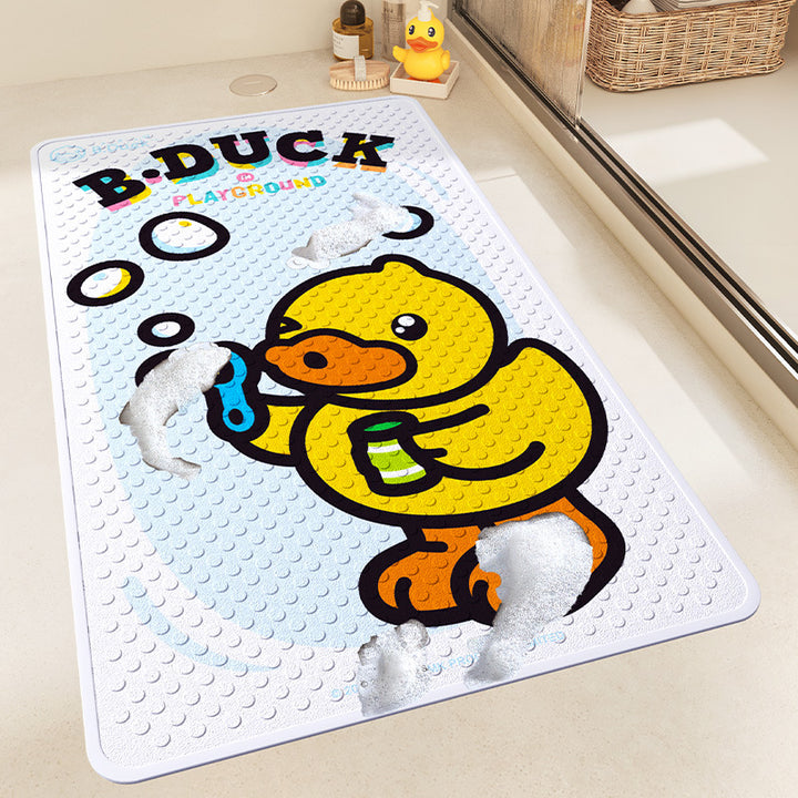 Playful Cartoon Shower Mat Bowlift