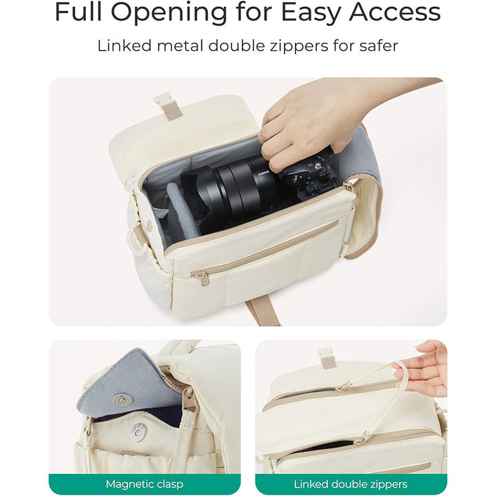 Multifunctional Camera Bag with Practical Compartments Bowlift