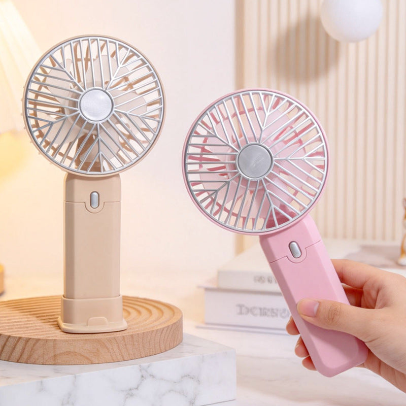 Portable battery-operated handheld fan with multiple speed settings Bowlift