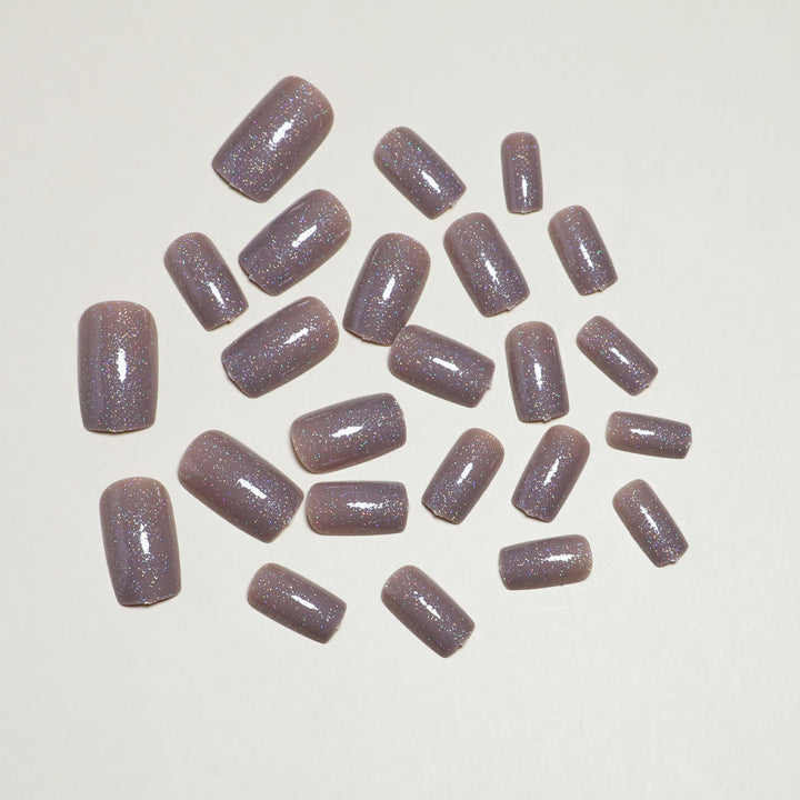 Glitter Infused Press-On Nail Set Bowlift