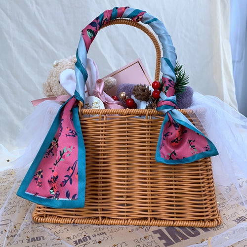 Women Diamond-shaped Handheld Basket Bowlift