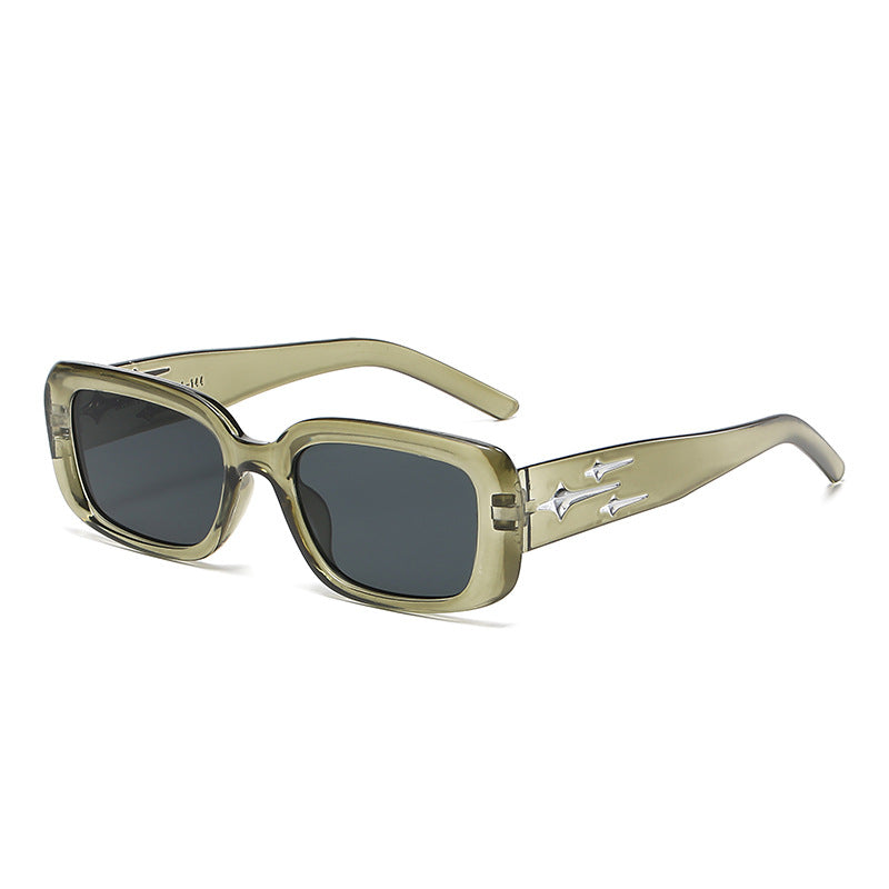 Women stylish sunglasses in trendy retro design Bowlift