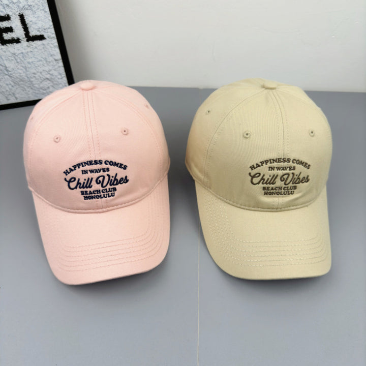 Men's Embroidered Chill Vibes Baseball Cap Bowlift