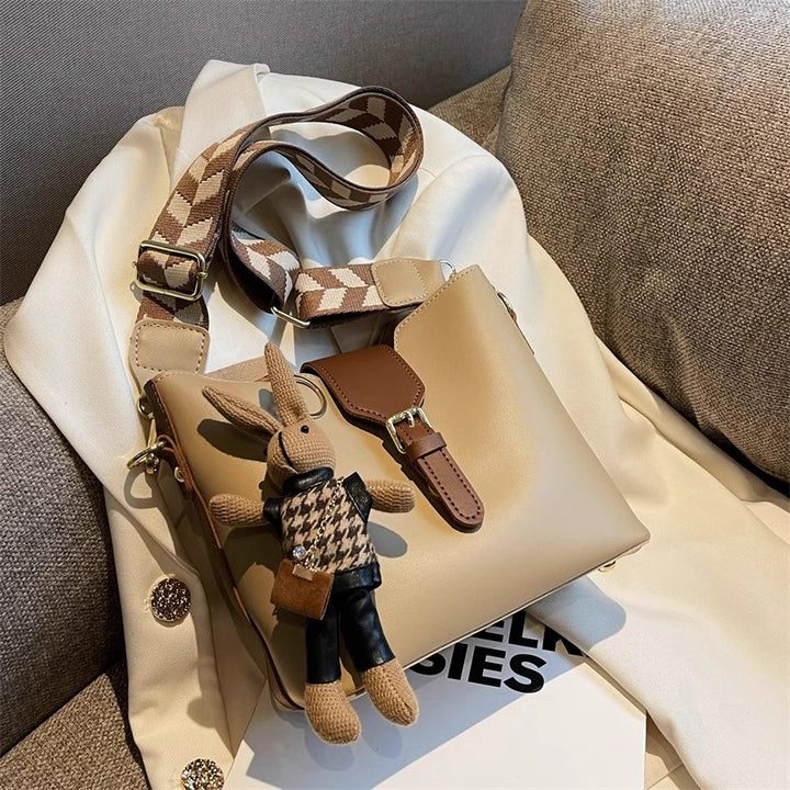 Vintage-Inspired Casual Crossbody Bag Bowlift